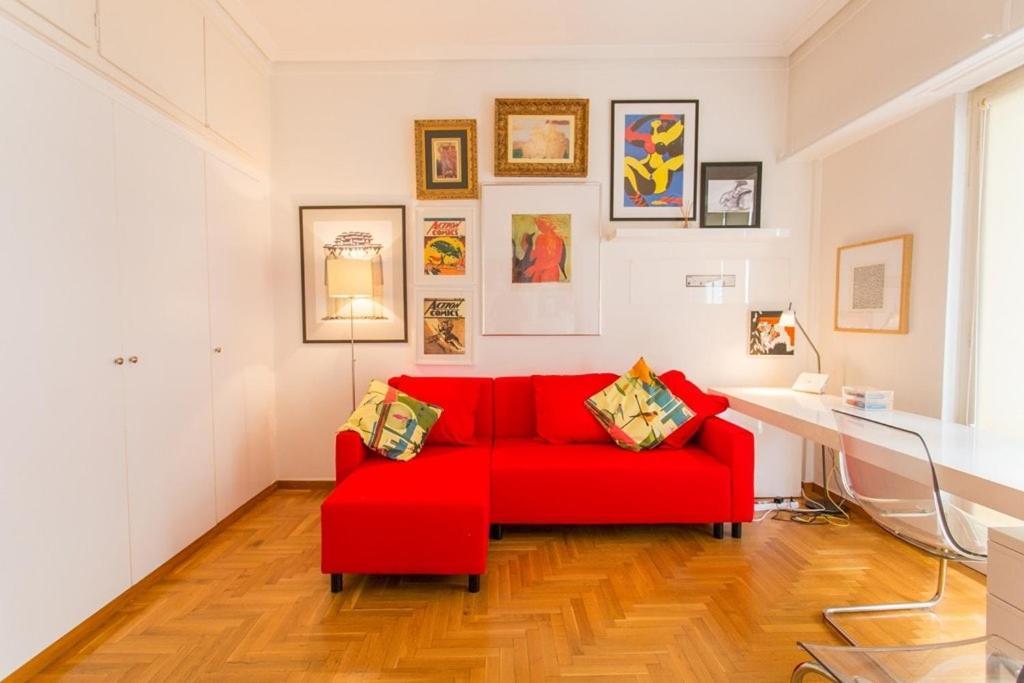 A Cozy Apt In Kolonaki Of أثينا المظهر الخارجي الصورة